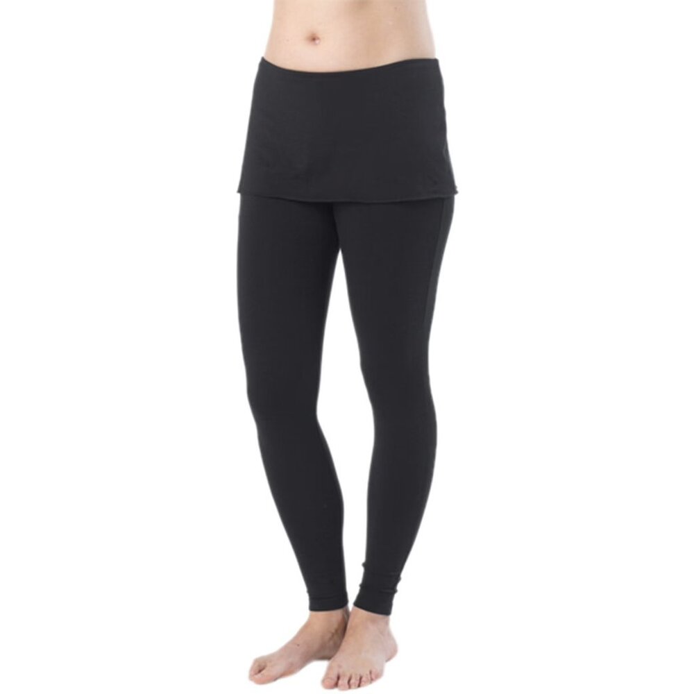 prAna Sartori yoga skirted fitted leggings pants-off white/cream-extra small XS - Picture 11 of 14